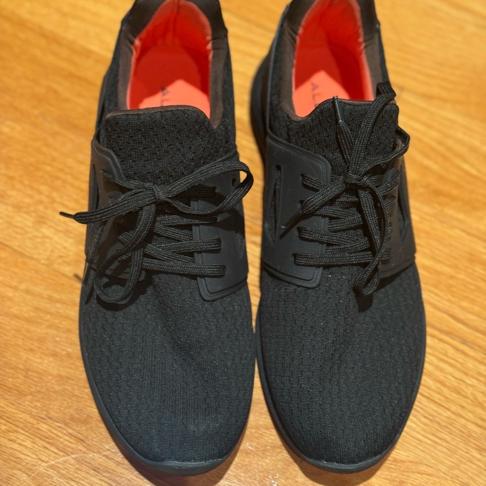 ALDO Men's Black Lace-Up Casual Sneakers Comfortable Stylish Shoe 11 M